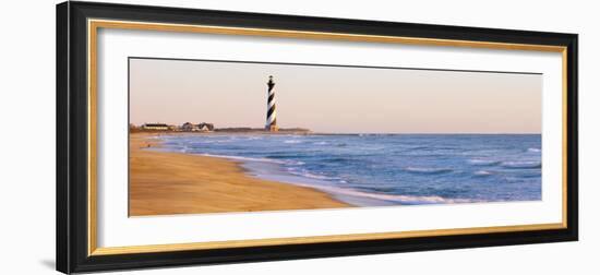 Lighthouse on the Beach, Cape Hatteras Light, Hatteras Island, North Carolina, USA-null-Framed Photographic Print