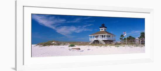 Lighthouse on the Beach, Port Boca Grande Lighthouse, Gasparilla Island State Park-null-Framed Photographic Print