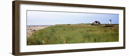 Lighthouse on the Beach, Race Point Light, Provincetown, Cape Cod, Barnstable County-null-Framed Photographic Print