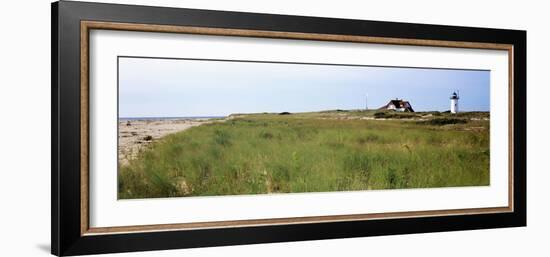 Lighthouse on the Beach, Race Point Light, Provincetown, Cape Cod, Barnstable County-null-Framed Photographic Print