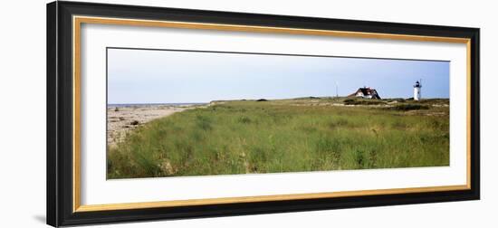 Lighthouse on the Beach, Race Point Light, Provincetown, Cape Cod, Barnstable County-null-Framed Photographic Print