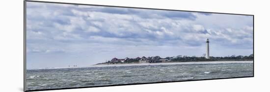 Lighthouse on the coast, Cape May Lighthouse, New Jersey, USA-Panoramic Images-Mounted Photographic Print