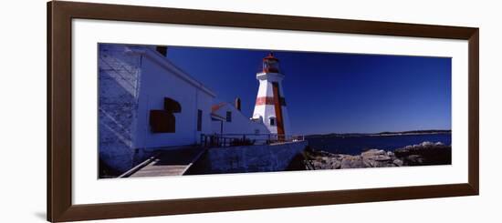 Lighthouse on the Coast, Head Harbour Light, Campobello Island, New Brunswick, Canada-null-Framed Photographic Print
