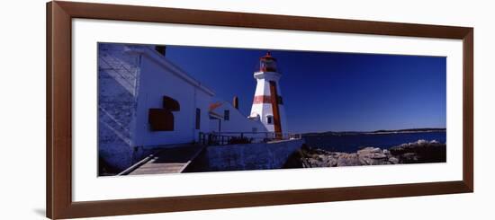 Lighthouse on the Coast, Head Harbour Light, Campobello Island, New Brunswick, Canada-null-Framed Photographic Print