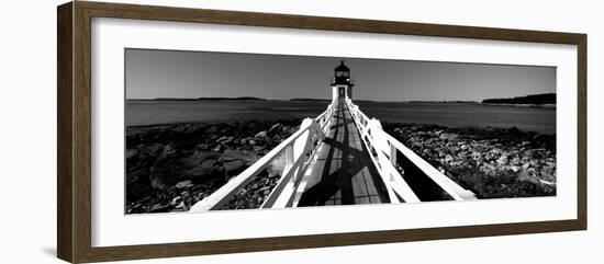 Lighthouse on the Coast, Marshall Point Lighthouse, Built 1832, Rebuilt 1858, Port Clyde-null-Framed Photographic Print