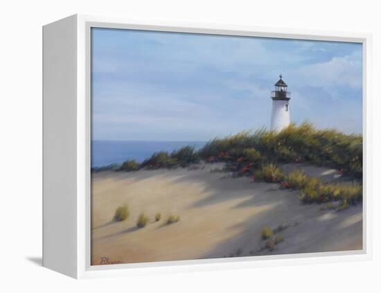 Lighthouse on the Shore-Vivien Rhyan-Framed Stretched Canvas