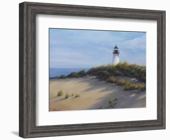 Lighthouse on the Shore-Vivien Rhyan-Framed Art Print