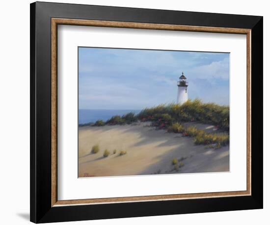 Lighthouse on the Shore-Vivien Rhyan-Framed Art Print
