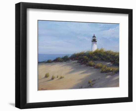 Lighthouse on the Shore-Vivien Rhyan-Framed Art Print