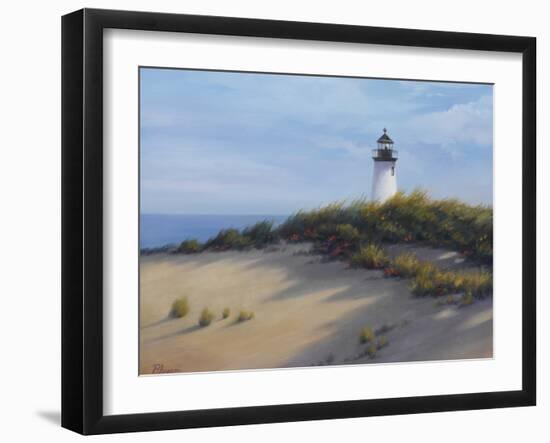 Lighthouse on the Shore-Vivien Rhyan-Framed Art Print