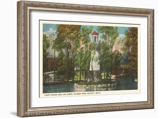 Lighthouse, Palmer Park, Detroit, Michigan-null-Framed Art Print