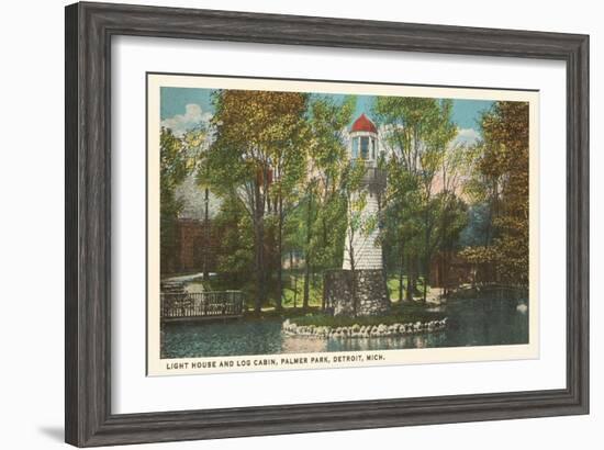 Lighthouse, Palmer Park, Detroit, Michigan-null-Framed Art Print