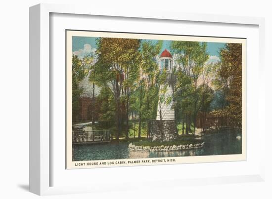 Lighthouse, Palmer Park, Detroit, Michigan-null-Framed Art Print
