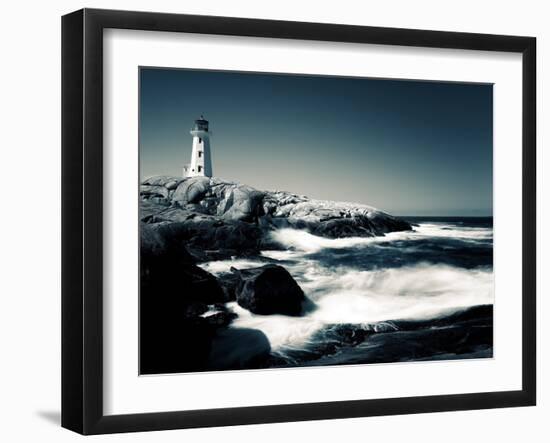 Lighthouse, Peggy’s Cove-David W^ Pollard-Framed Photographic Print