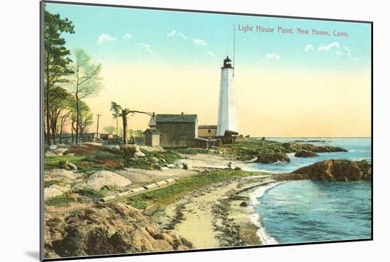 Lighthouse Point, New Haven, Connecticut-null-Mounted Art Print