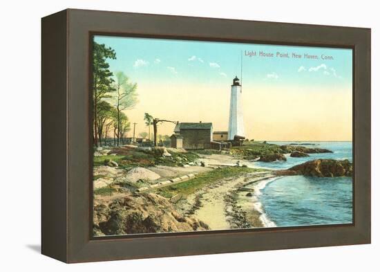 Lighthouse Point, New Haven, Connecticut-null-Framed Stretched Canvas