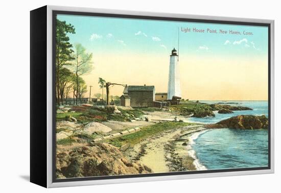 Lighthouse Point, New Haven, Connecticut-null-Framed Stretched Canvas