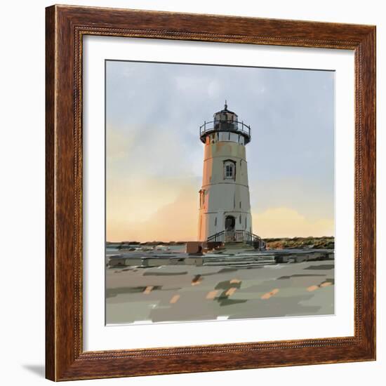 Lighthouse Scene I-Emily Kalina-Framed Art Print