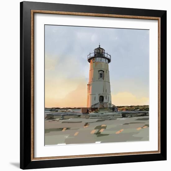 Lighthouse Scene I-Emily Kalina-Framed Art Print