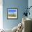 Lighthouse Scene IV-Emily Kalina-Framed Art Print displayed on a wall