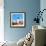 Lighthouse Scene VII-Emily Kalina-Framed Art Print displayed on a wall