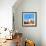 Lighthouse Scene VII-Emily Kalina-Framed Art Print displayed on a wall