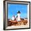 Lighthouse Scene VII-Emily Kalina-Framed Art Print