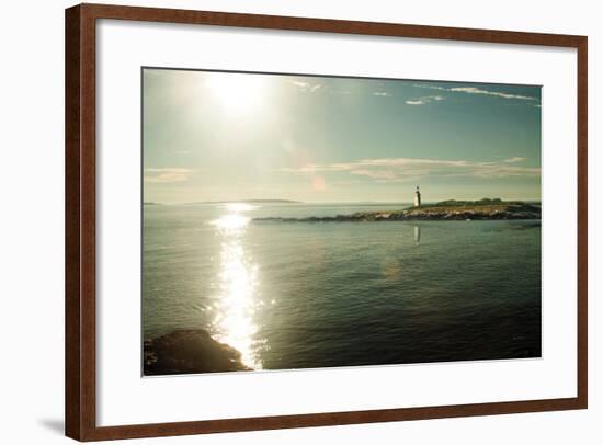 Lighthouse Sound-Sue Schlabach-Framed Art Print