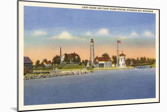 Lighthouse, Sturgeon Bay, Wisconsin-null-Mounted Art Print