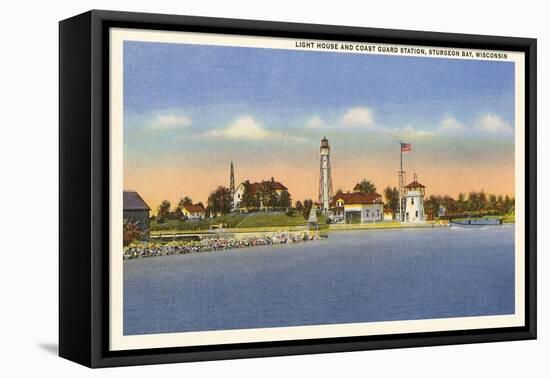 Lighthouse, Sturgeon Bay, Wisconsin-null-Framed Stretched Canvas