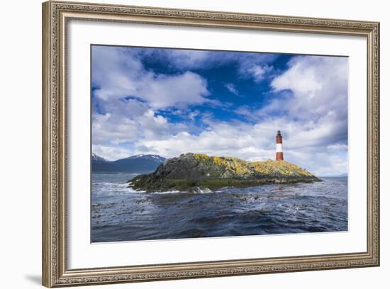 Lighthouse , the Beagle Channel, Ushuaia, Tierra Del Fuego, Argentina, South America-Michael Runkel-Framed Photographic Print