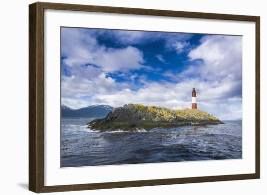 Lighthouse , the Beagle Channel, Ushuaia, Tierra Del Fuego, Argentina, South America-Michael Runkel-Framed Photographic Print
