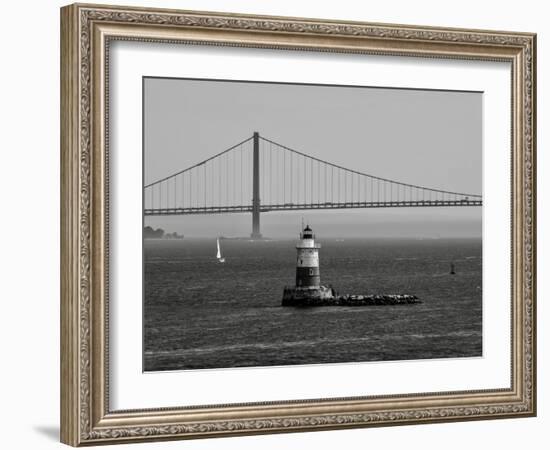 Lighthouse Verrazzano-Laura Warren-Framed Giclee Print