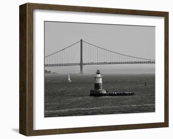 Lighthouse Verrazzano-Laura Warren-Framed Giclee Print