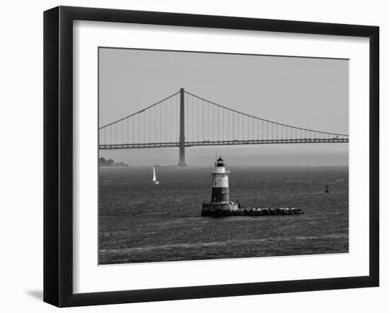 Lighthouse Verrazzano-Laura Warren-Framed Giclee Print