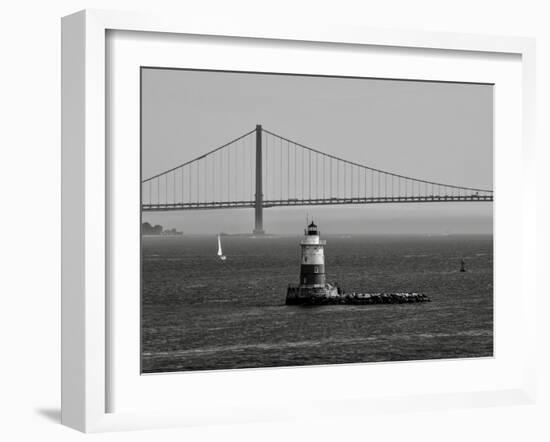 Lighthouse Verrazzano-Laura Warren-Framed Giclee Print