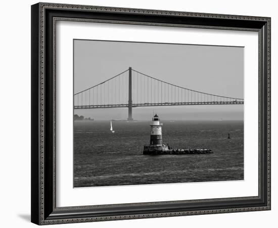 Lighthouse Verrazzano-Laura Warren-Framed Giclee Print