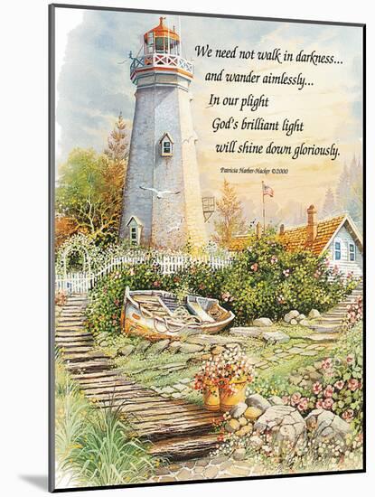 Lighthouse Verse-unknown Orpinas-Mounted Art Print