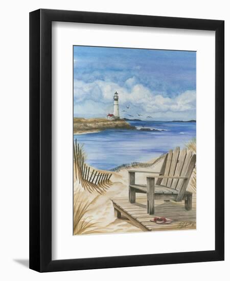 Lighthouse View I-Jay Throckmorton-Framed Premium Giclee Print