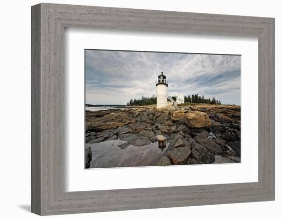 Lighthouse View, Port Clyde, Maine-George Oze-Framed Photographic Print