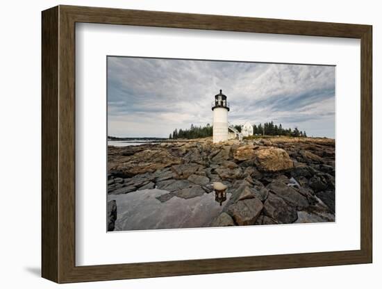 Lighthouse View, Port Clyde, Maine-George Oze-Framed Photographic Print