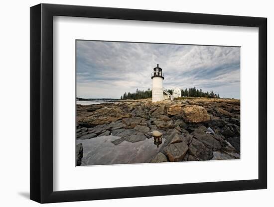 Lighthouse View, Port Clyde, Maine-George Oze-Framed Photographic Print