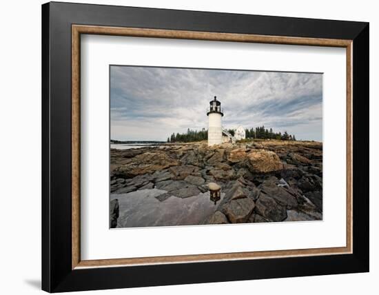 Lighthouse View, Port Clyde, Maine-George Oze-Framed Photographic Print