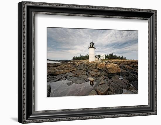 Lighthouse View, Port Clyde, Maine-George Oze-Framed Photographic Print