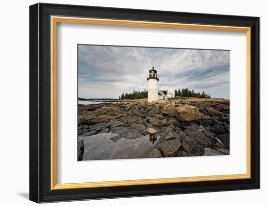 Lighthouse View, Port Clyde, Maine-George Oze-Framed Photographic Print