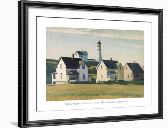 Lighthouse Village (also known as Cape Elizabeth), 1929-Edward Hopper-Framed Art Print