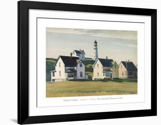 Lighthouse Village (also known as Cape Elizabeth), 1929-Edward Hopper-Framed Art Print