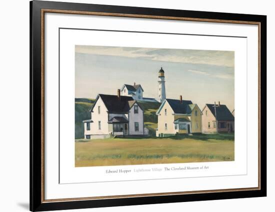 Lighthouse Village (also known as Cape Elizabeth), 1929-Edward Hopper-Framed Art Print