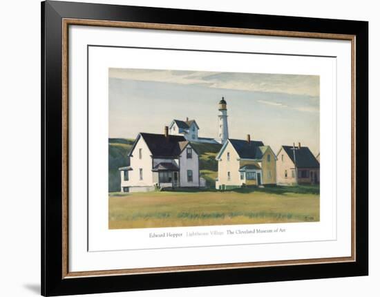 Lighthouse Village (also known as Cape Elizabeth), 1929-Edward Hopper-Framed Art Print