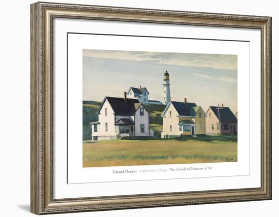 Lighthouse Village (also known as Cape Elizabeth), 1929-Edward Hopper-Framed Art Print